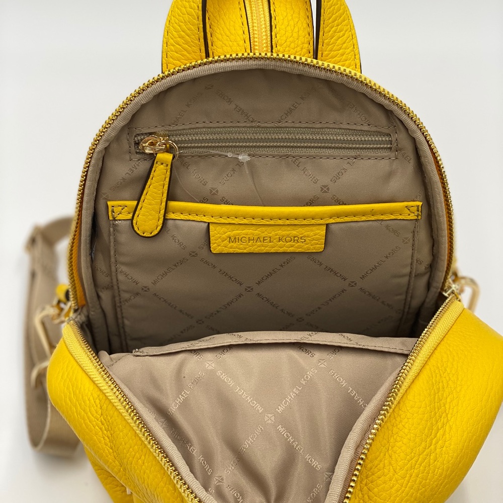 COPY - MICHAEL KORS ERIN SMALL CONVERTIBLE BACKPACK CITRS - Picture 11 of 16